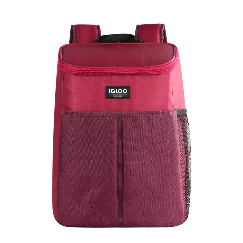 00066408-Igloo- Essentials 18 Can Backpack  - Scooter.zinfandal