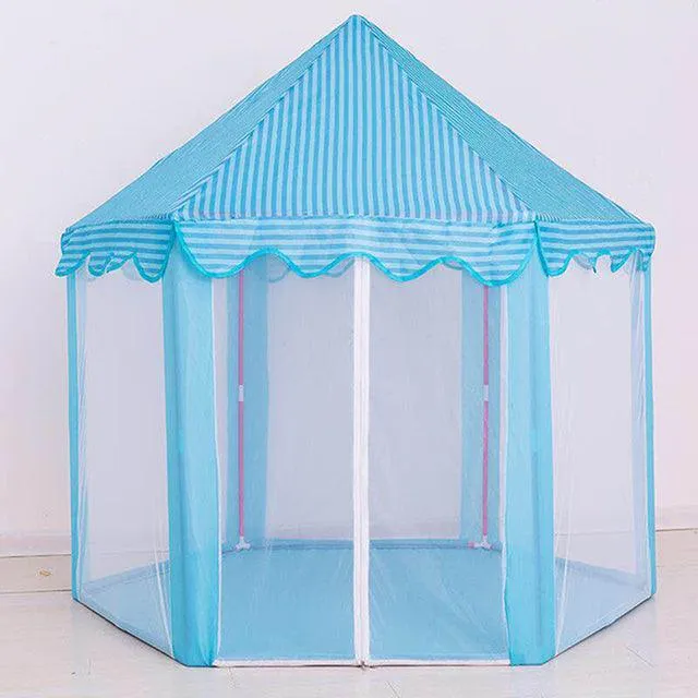 1.3M Portable Children&#39;s Tent Wigwam Folding Kids Tents Tipi Baby Play House Large Girls Pink Princess Castle Child Room Decor