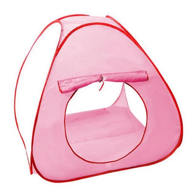 1.3M Portable Children&#39;s Tent Wigwam Folding Kids Tents Tipi Baby Play House Large Girls Pink Princess Castle Child Room Decor