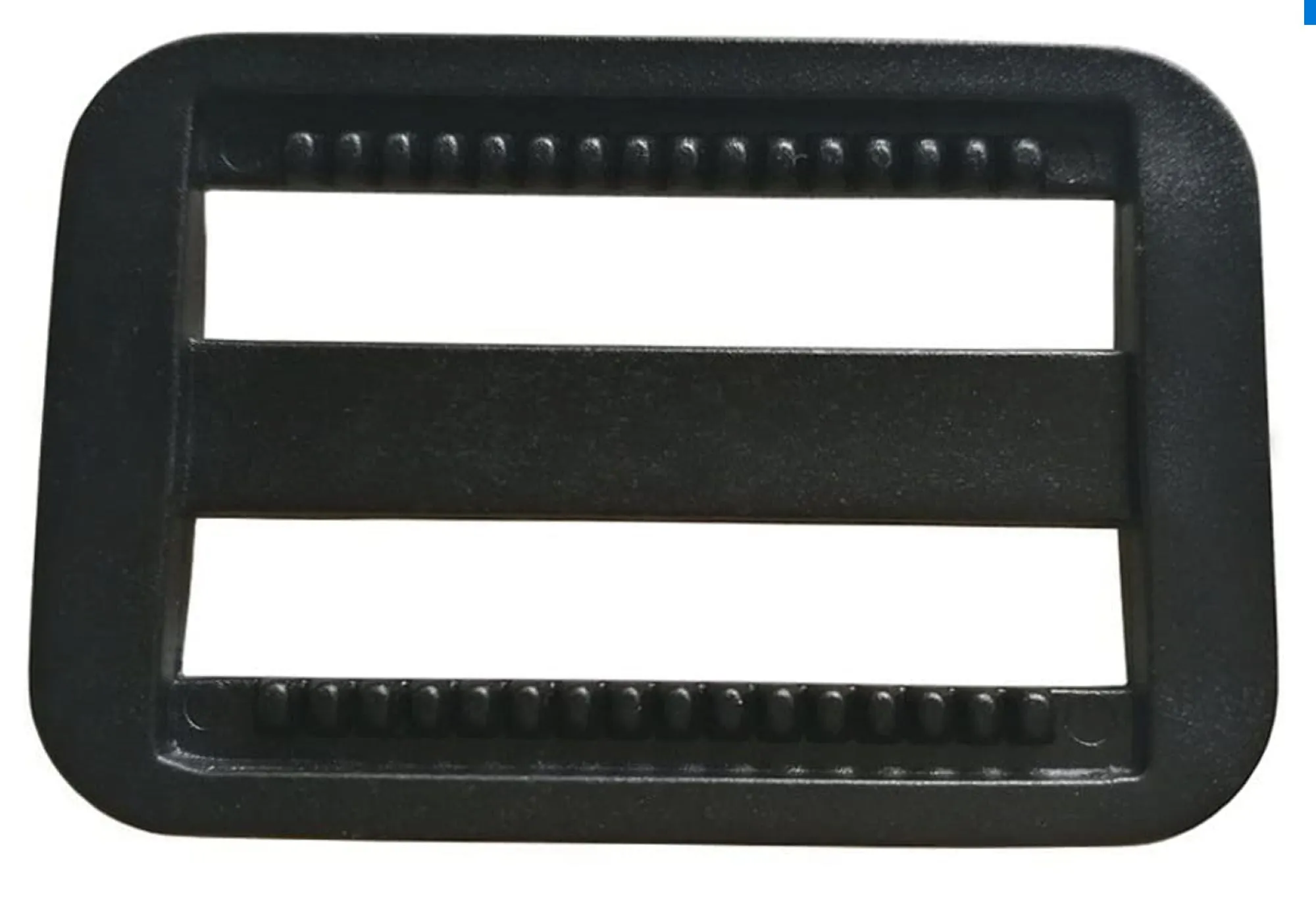 1.5”/38mm Black Plastic Tri-glides Slides Teeth Adjustable Strapping for Webbing, Replacement Parts for Backpacks