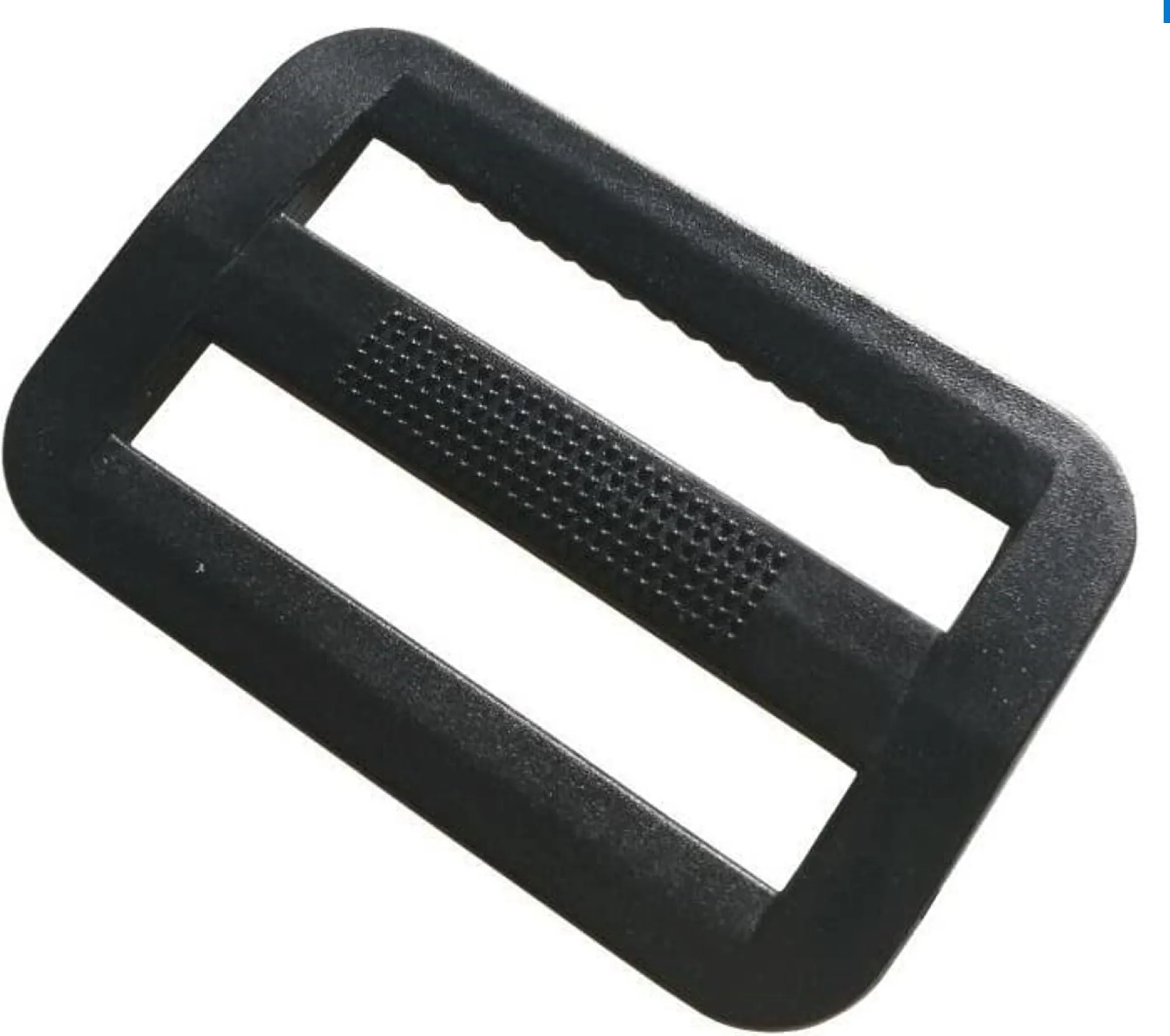 1.5”/38mm Black Plastic Tri-glides Slides Teeth Adjustable Strapping for Webbing, Replacement Parts for Backpacks