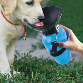 2-in-1 Pet Water Bottle and Bowl