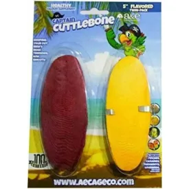 A and E Cages Captain Cuttlebone Flavored Bird Treat 2pk 5in