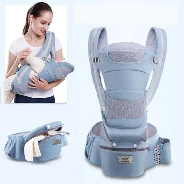 Baby Carrier 3 In 1 Hipseat Kangaroo Baby Sling For Newborns 0-48 months