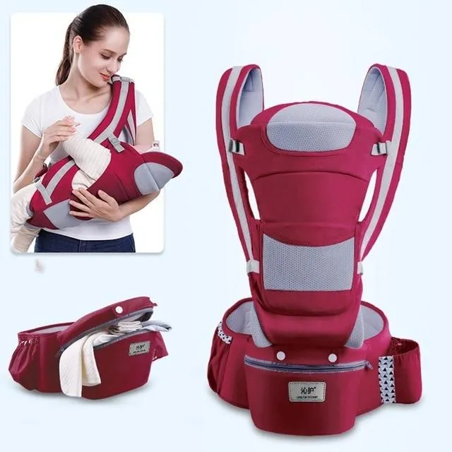 Baby Carrier 3 In 1 Hipseat Kangaroo Baby Sling For Newborns 0-48 months