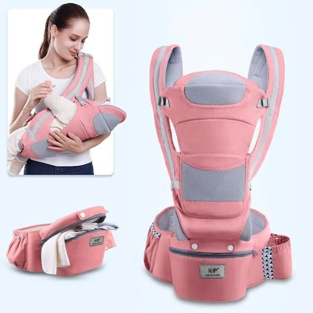 Baby Carrier 3 In 1 Hipseat Kangaroo Baby Sling For Newborns 0-48 months