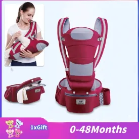 Baby Carrier 3 In 1 Hipseat Kangaroo Baby Sling For Newborns 0-48 months