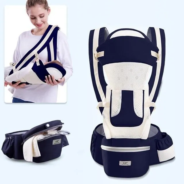 Baby Carrier 3 In 1 Hipseat Kangaroo Baby Sling For Newborns 0-48 months