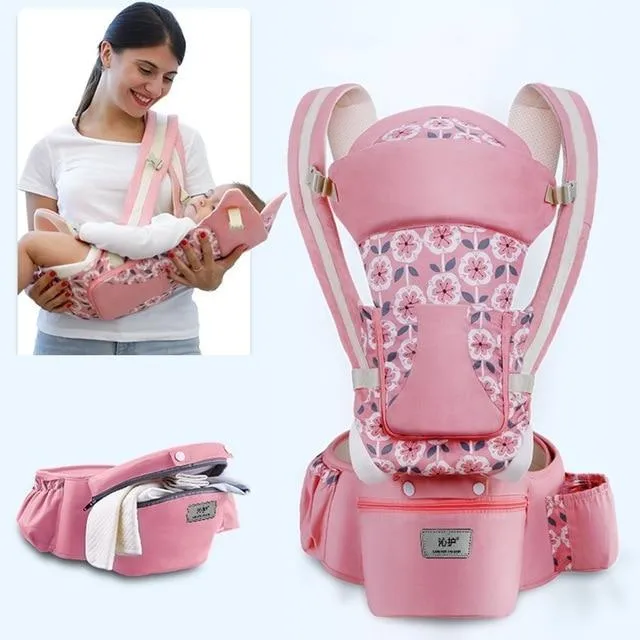 Baby Carrier 3 In 1 Hipseat Kangaroo Baby Sling For Newborns 0-48 months