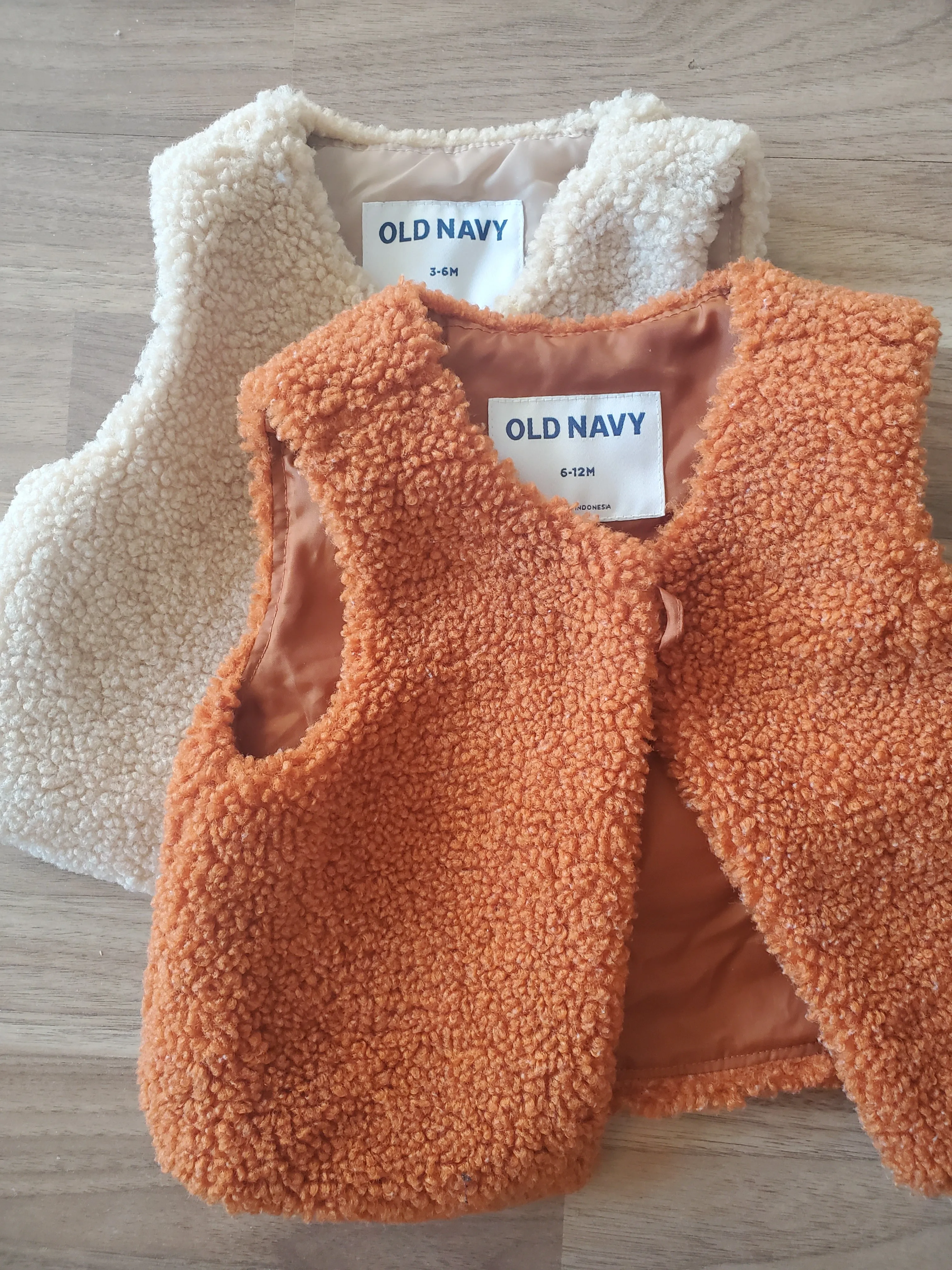 Baby girl sherpa Vest, Kids 6 Month (3-6M)