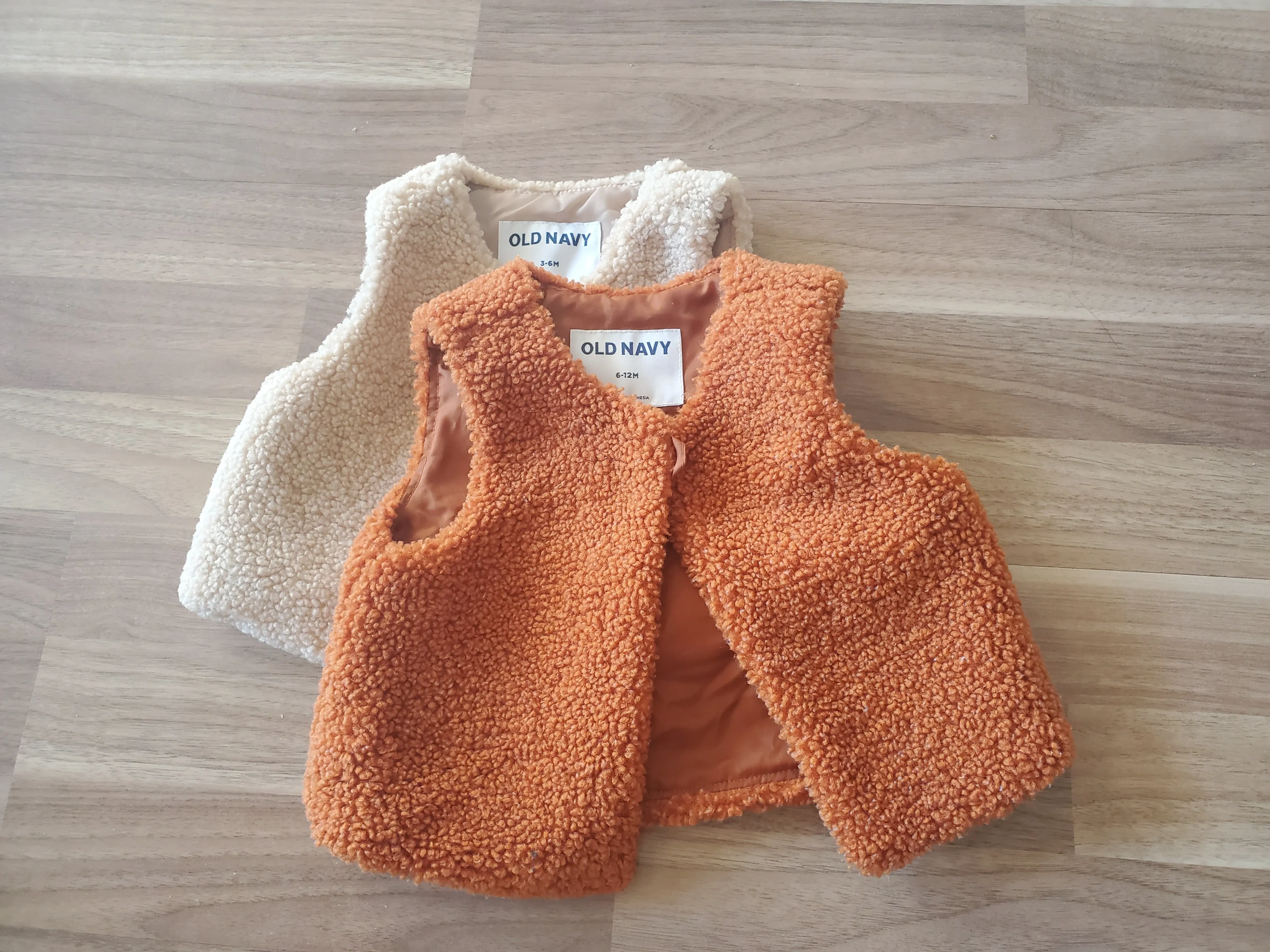 Baby girl sherpa Vest, Kids 6 Month (3-6M)
