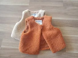 Baby girl sherpa Vest, Kids 6 Month (3-6M)