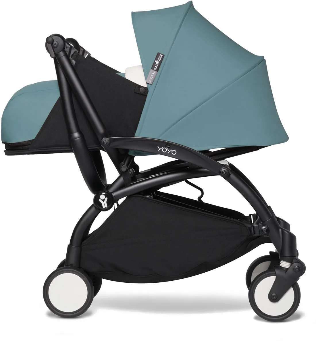 Babyzen YOYO2 Ultra Compact 0  Stroller - Black / Aqua