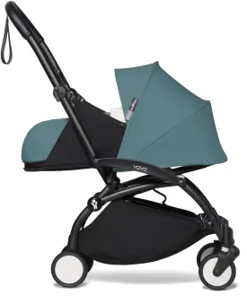 Babyzen YOYO2 Ultra Compact 0  Stroller - Black / Aqua