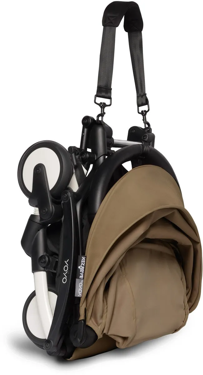 Babyzen YOYO2 Ultra Compact 6  Stroller - White / Toffee