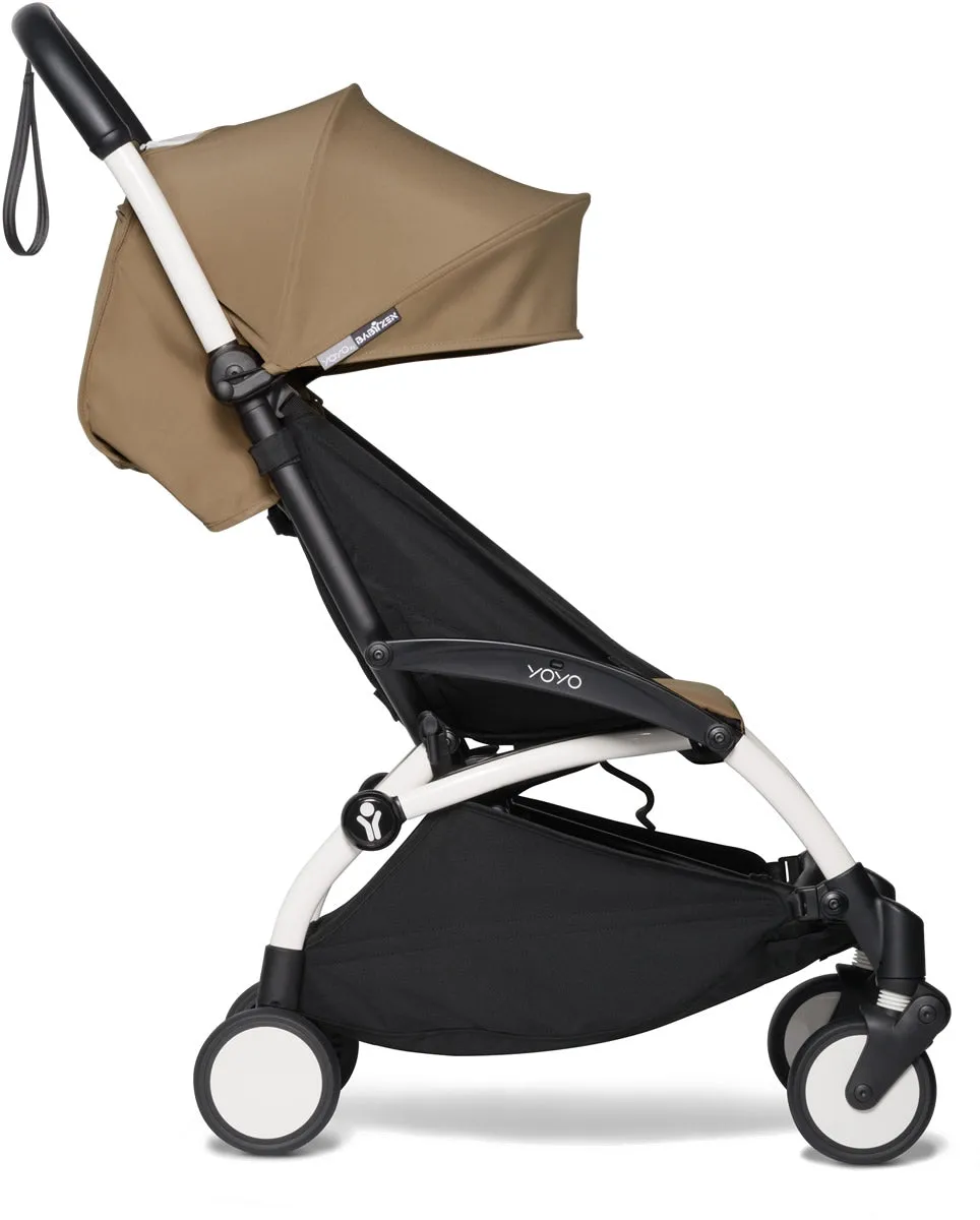 Babyzen YOYO2 Ultra Compact 6  Stroller - White / Toffee
