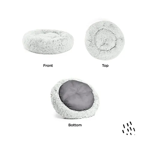 Best Friends by Sheri Calming Donut Dog Beds