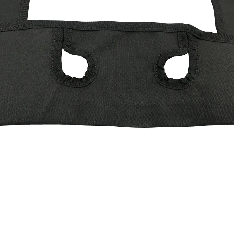Black Duck Canvas Black Console & Seat Covers Suits Nissan Patrol GU Y61 Series 4-8 and DX Wagon 10/2004-11/2012