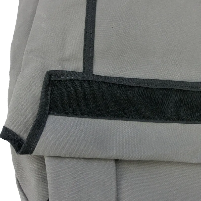 Black Duck Canvas Seat Covers John Deere 8R Series 2009-2014 Grey