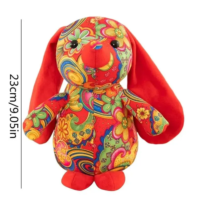 Charming Chinese Bunny Plush Toy: Soft, Cuddly, and Lightweight Stuffed Rabbit Doll