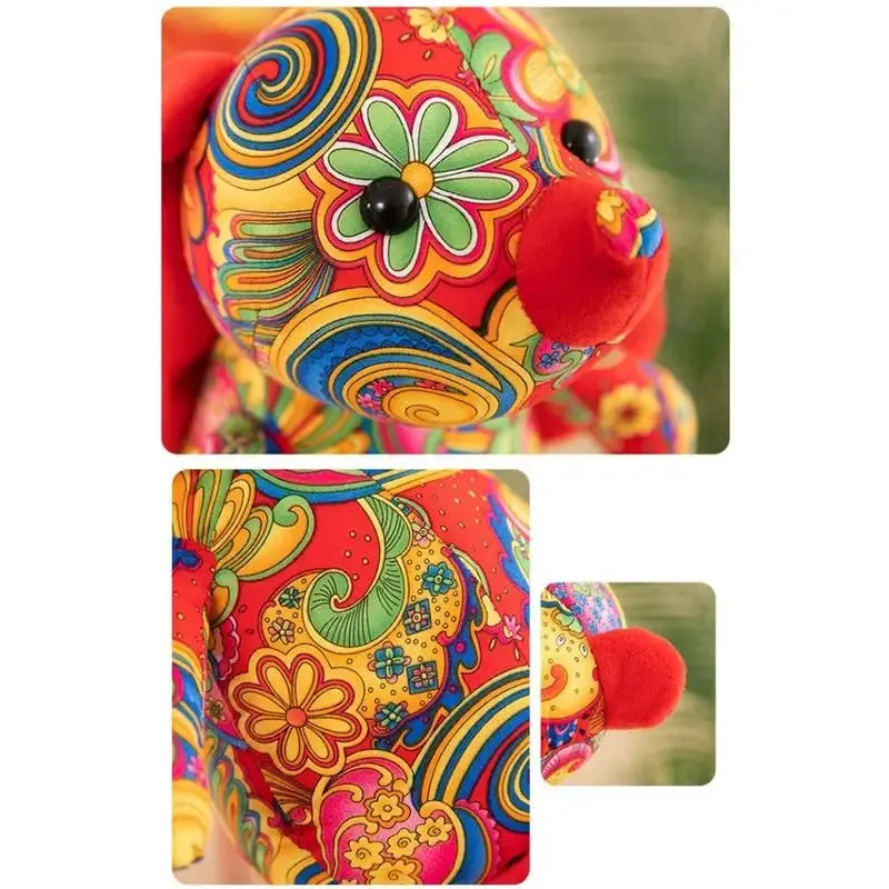 Charming Chinese Bunny Plush Toy: Soft, Cuddly, and Lightweight Stuffed Rabbit Doll