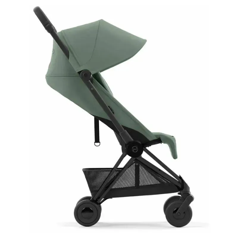 COYA Stroller - Matte Black   Leaf Green