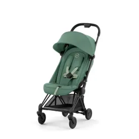 COYA Stroller - Matte Black   Leaf Green