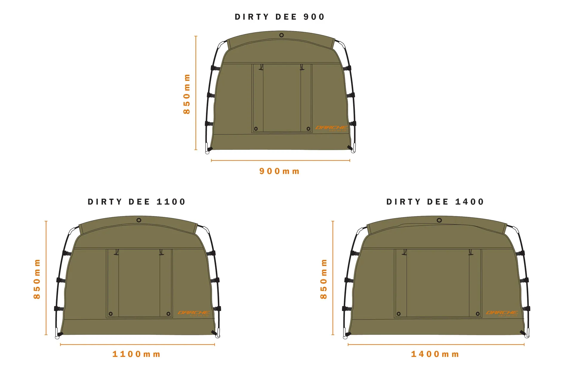 Dirty Dee 900 Swag Tent - Darche - T050801207