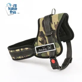Dog Vest or Leashes For Large Dogs Reflective Police K9 Soft Harness Vest