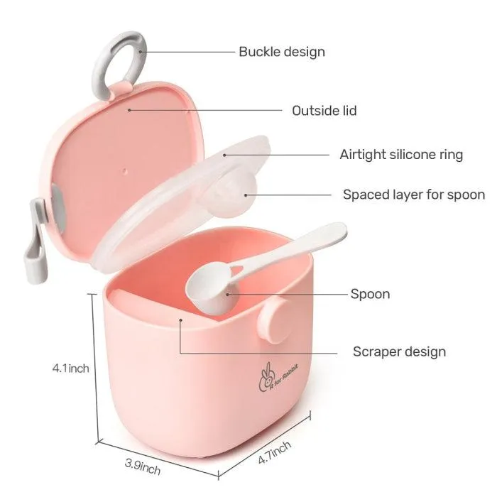 First Feed Box with Scoop, BPA Free, Leak Proof