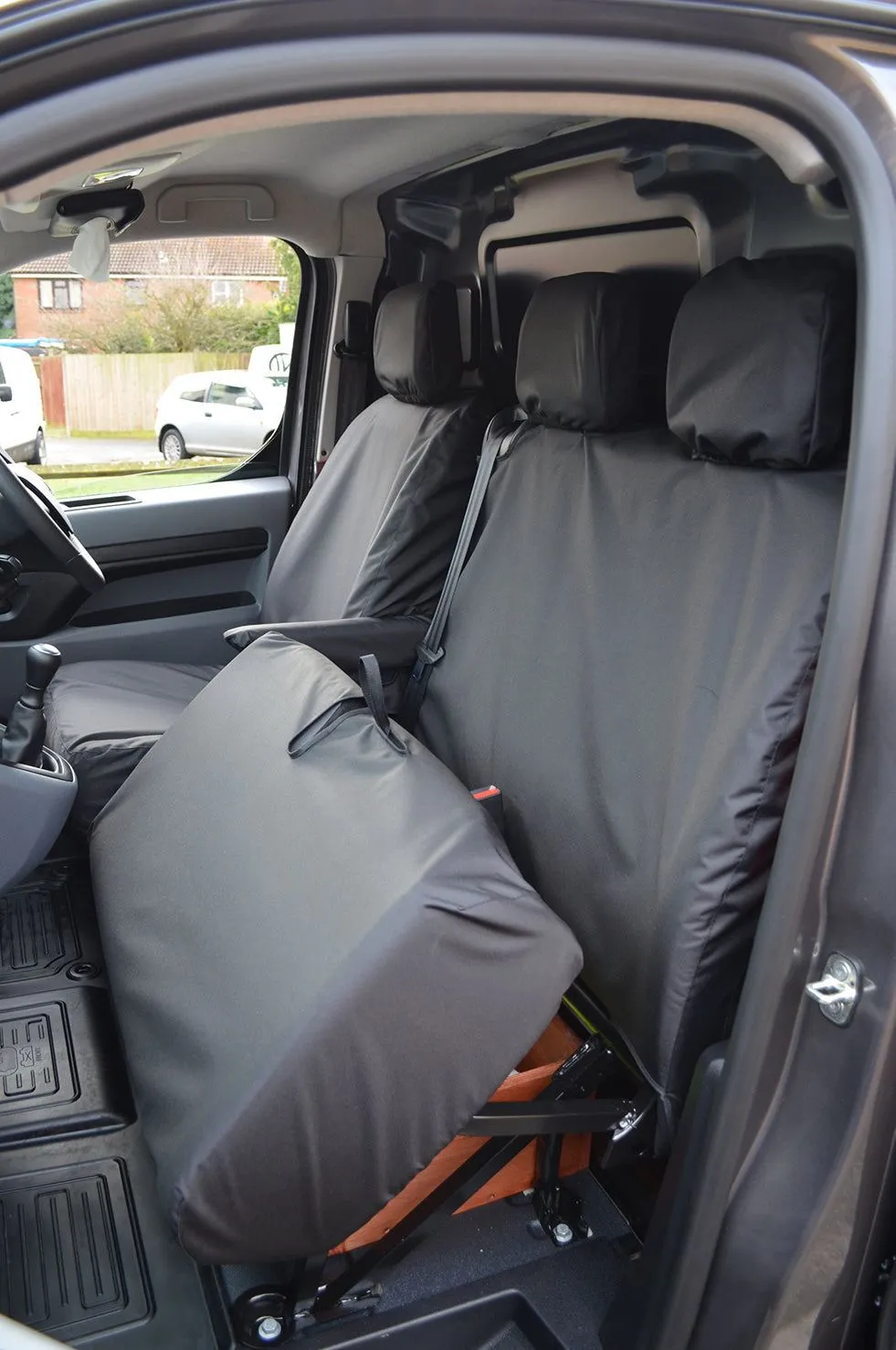 Fits Fiat e-Scudo 2022  Crew Cab Tailored Seat Covers
