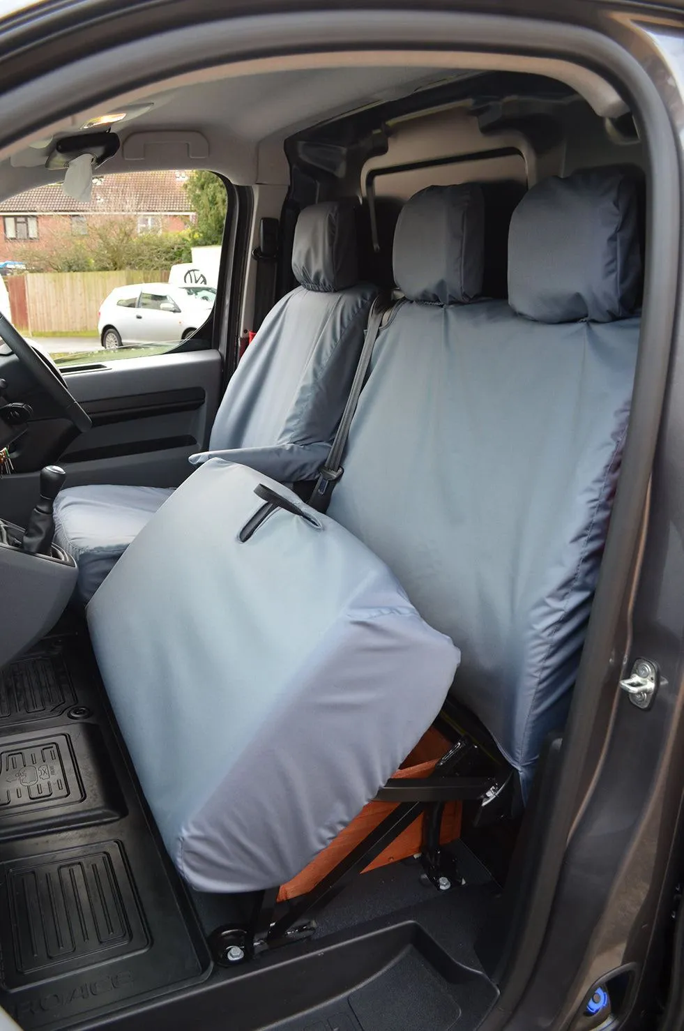 Fits Fiat e-Scudo 2022  Crew Cab Tailored Seat Covers