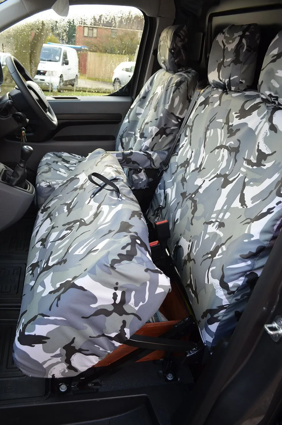 Fits Fiat e-Scudo 2022  Crew Cab Tailored Seat Covers