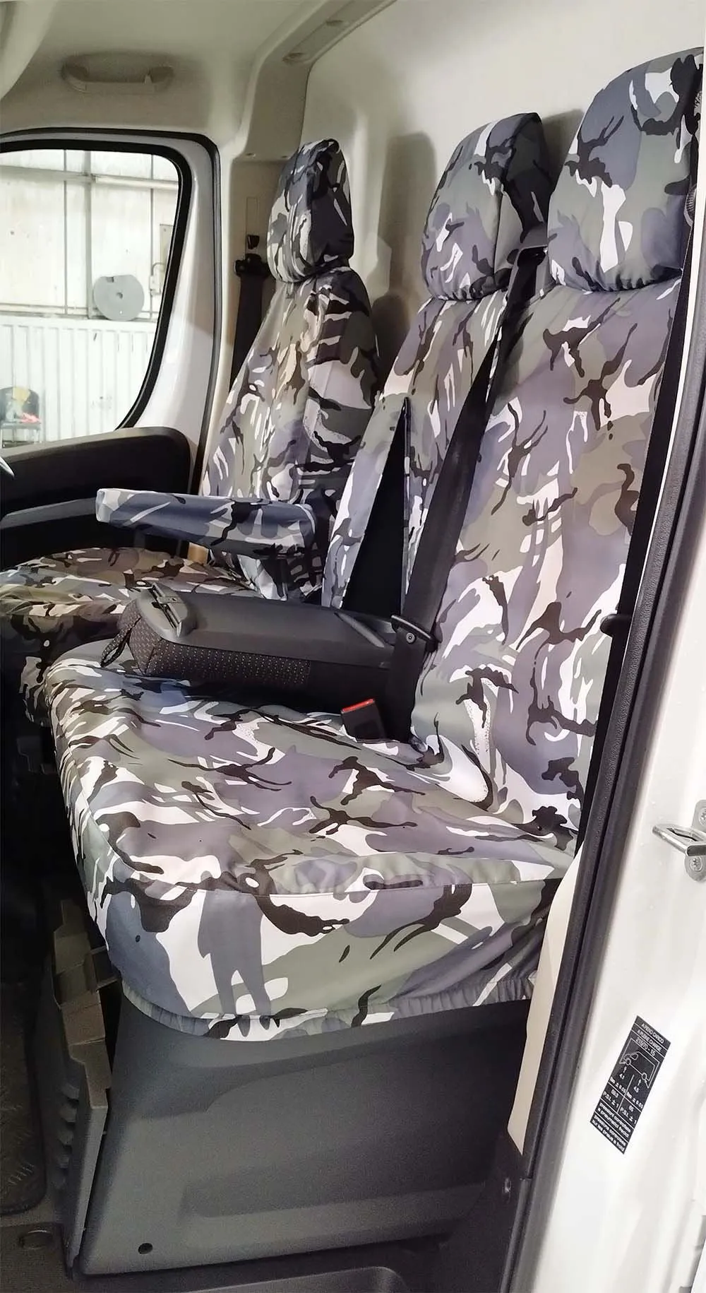 Fits Peugeot Boxer Van 2022  Front Seat Covers