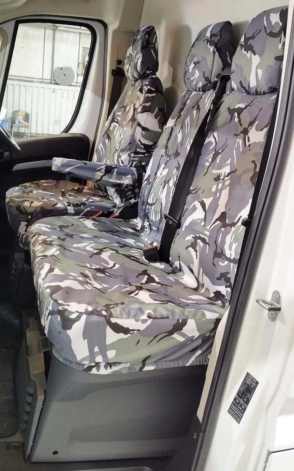 Fits Peugeot Boxer Van 2022  Front Seat Covers