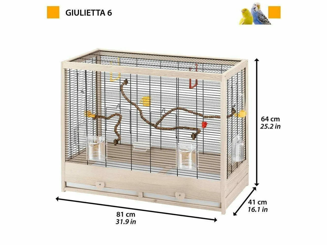 Giulietta 6 Nera Gabbia