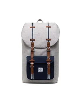 Herschel Little America Backpack 25L - Light Grey Crosshatch/Peacoat