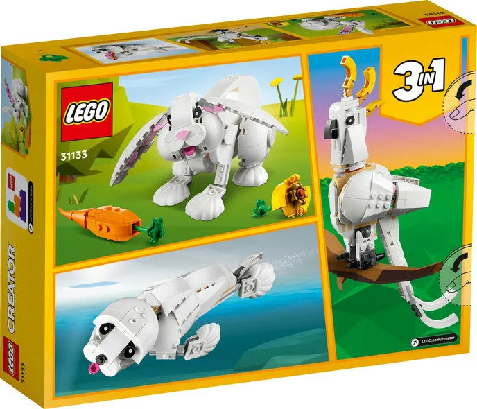 Lego  Creator 3 in 1 - White Rabbit - 31133