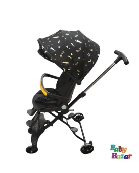 Lightweight Baby Stroller Folding Carriage Buggy Pushchair Pram Infant Strollers Baby Car Seat Stroller (M)
