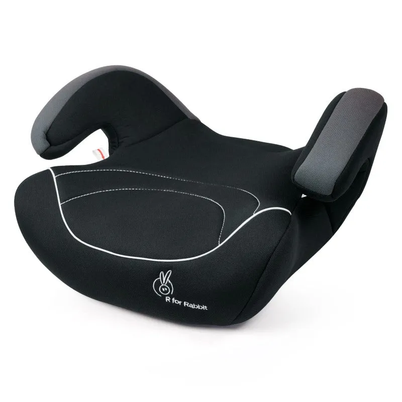 Little Jack Elite Booster Car Seat For 3 to 12 Year Kids (Black Grey)