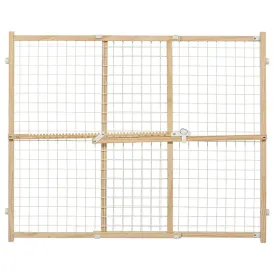 MidWest Homes for Pets Wood Pet Gate with Wire Mesh
