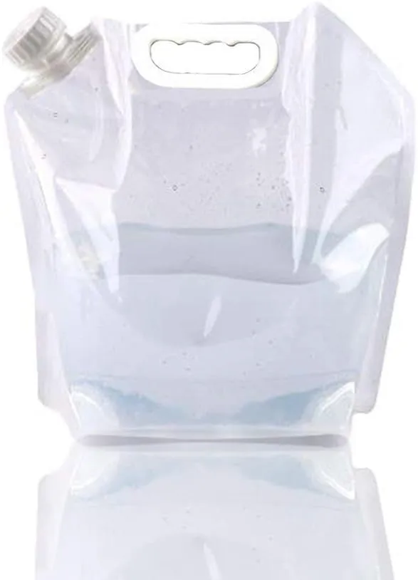 Outdoor Folding Water Bag for Sport Camping Riding Mountaineer Back Packing (10 Pack)
