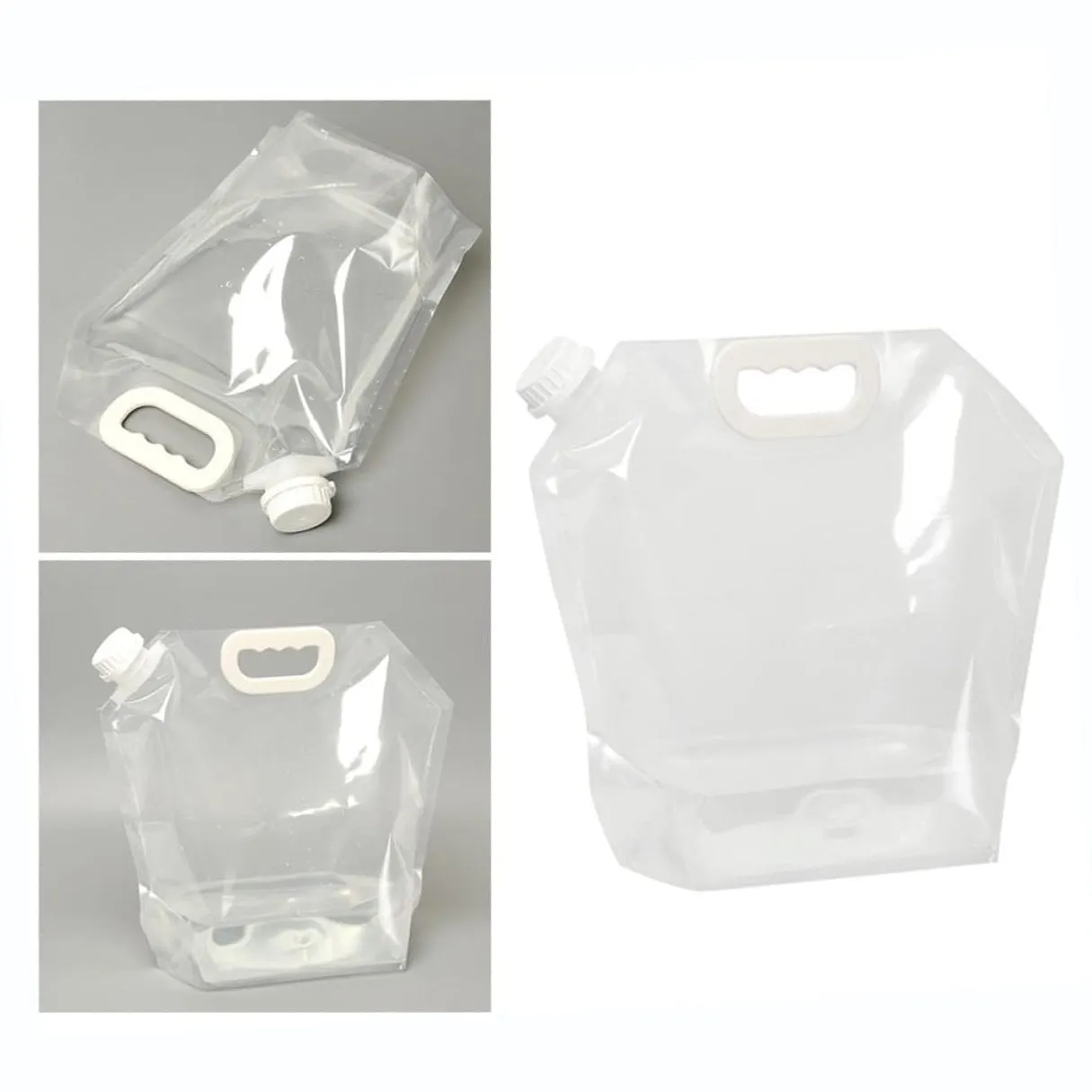 Outdoor Folding Water Bag for Sport Camping Riding Mountaineer Back Packing (10 Pack)