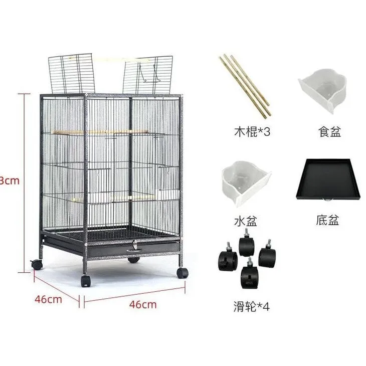 Pet Cage as per photo 46x46x77.5