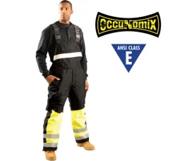 Premium Cold Weather Bib - Black/Lime - Large