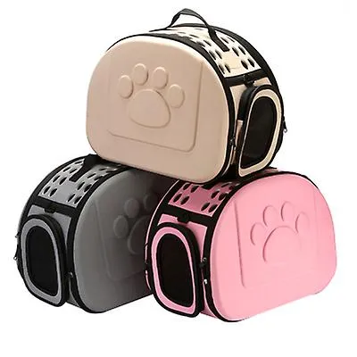 S 36*23*20cm black Outdoor portable foldable pet cat bag AZ12999