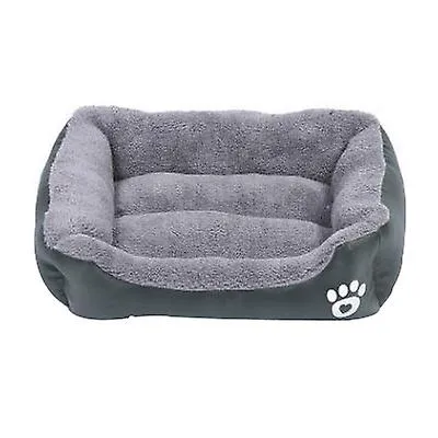 S 43*32cm dark green Pet cat, dog bed, soft and comfortable pet nest AZ21799