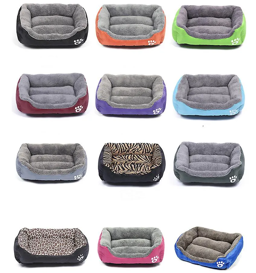 S 43*32cm dark green Pet cat, dog bed, soft and comfortable pet nest AZ21799