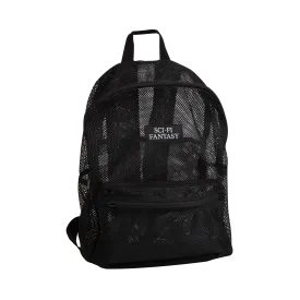 Sci-Fi Fantasy Mesh Backpack Black