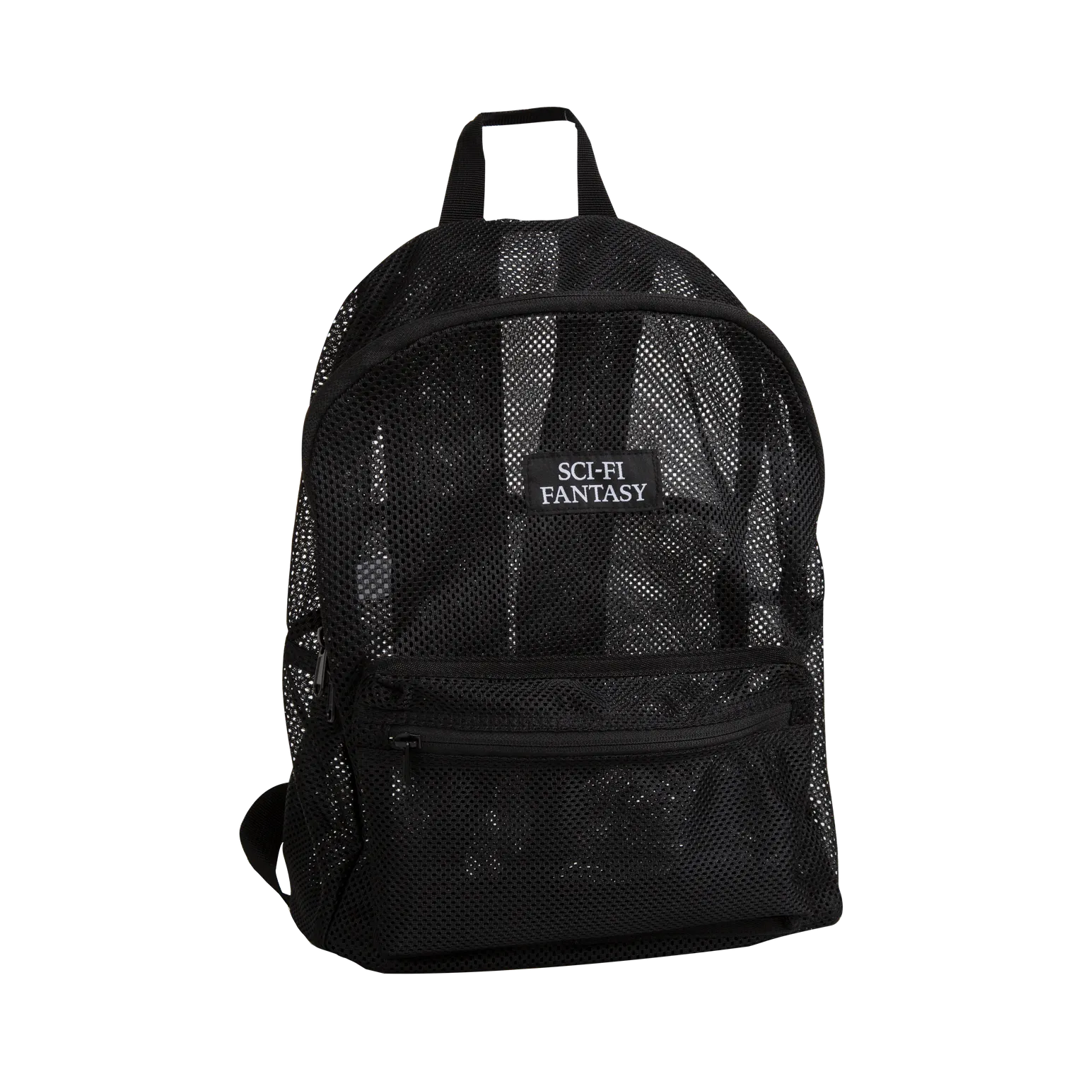 Sci-Fi Fantasy Mesh Backpack Black